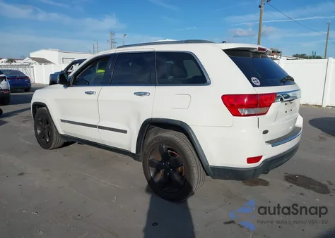 2012 Jeep Grand Cherokee Overland z USA, uszkodzony, nr VIN 1C4RJECT7CC291204